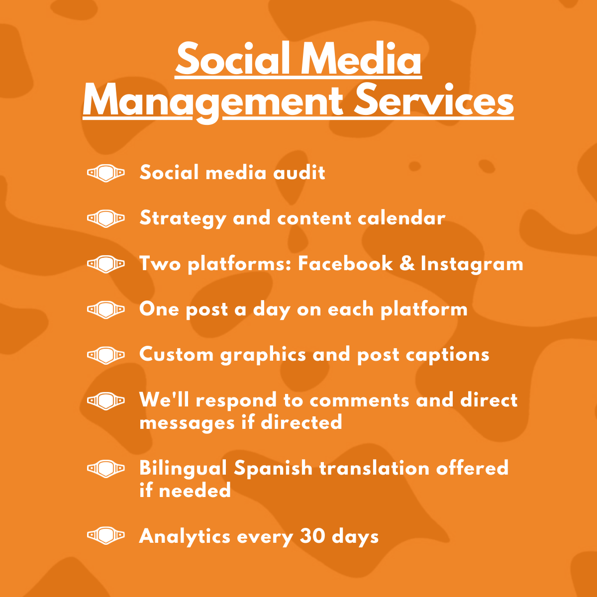 1 Month of Social Media Management Services